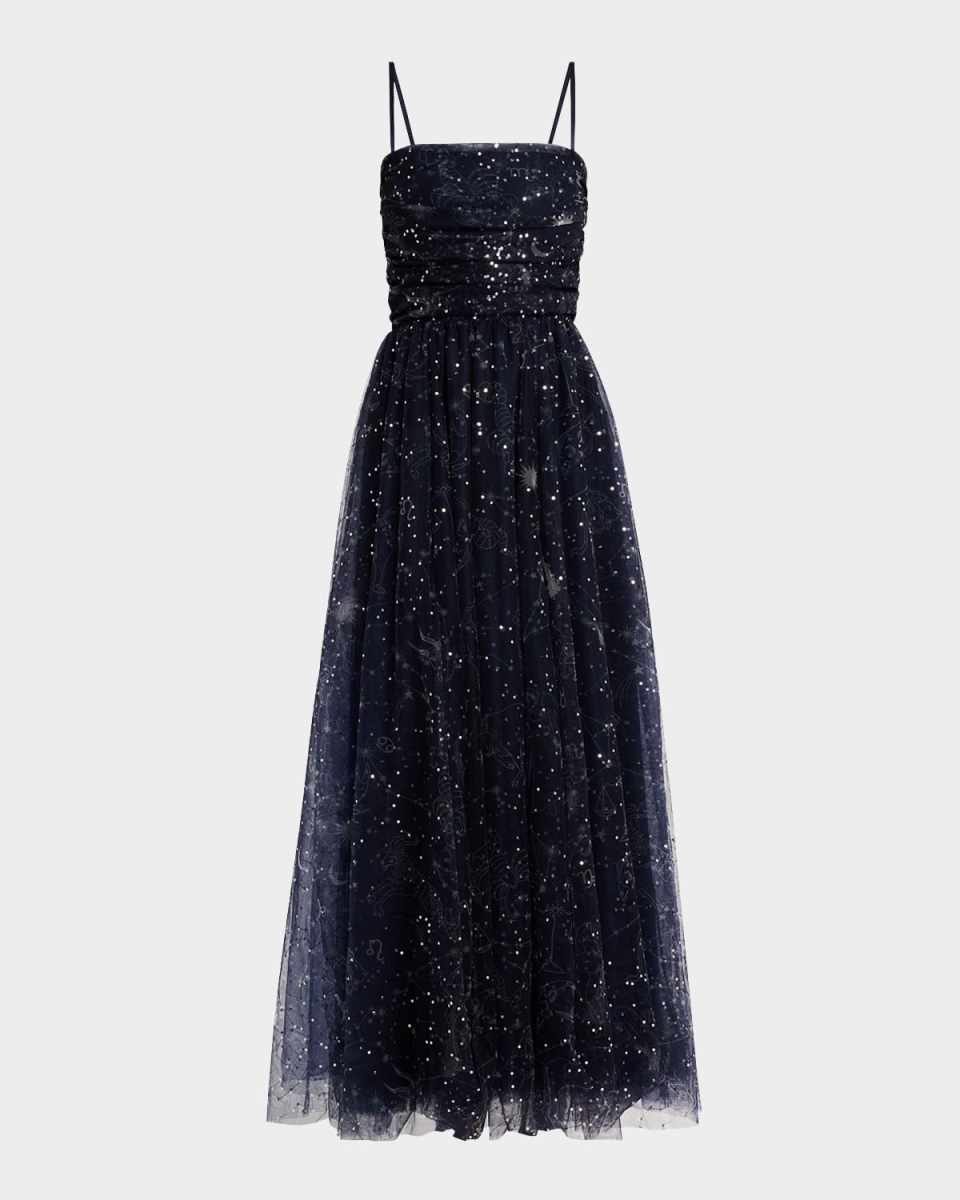 Zodiac Constellation Bettina Maxi Dress